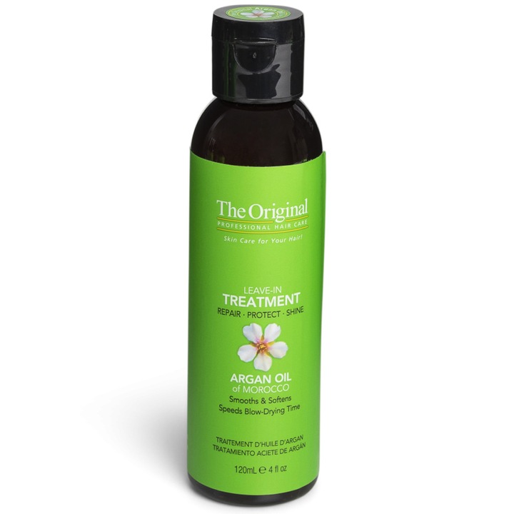 Терапия без измиване, Dermorganic, с арганово масло, за възстановяване и блясък, 120 мл