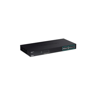 Switch 16 porturi Gigabit PoE 246W - TRENDnet TPE-TG160G Switch 16 porturi Gigabit PoE 246W - TRENDnet TPE-TG160G