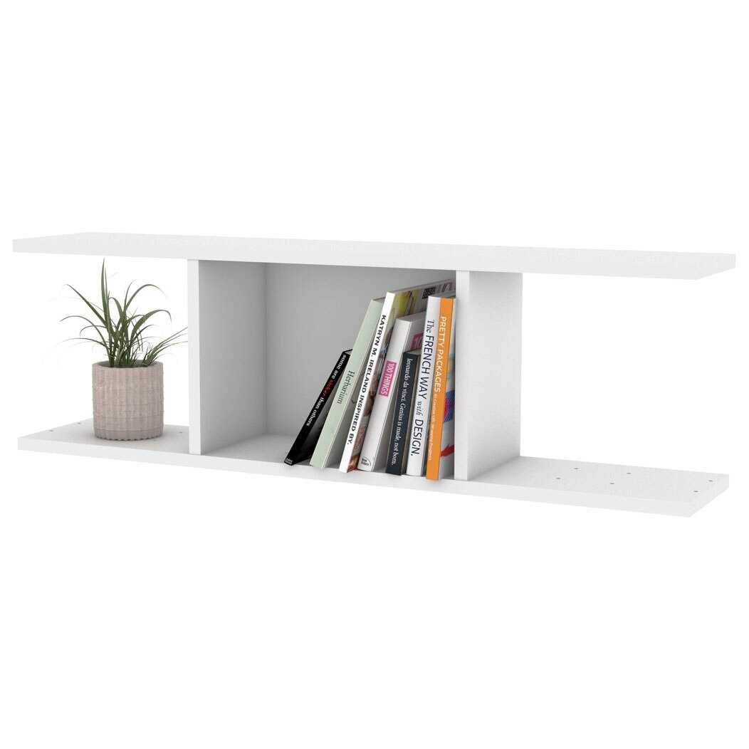 Raft perete 88x17x27 cm Arly PAL Alb