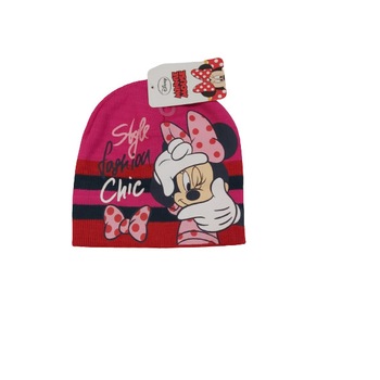 Caciula Minnie Mouse Fashion Chic 7412, Roz/Rosu