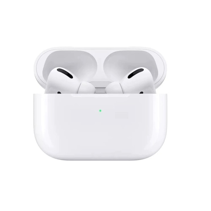 Casti viMAG® Airpods Air Pro 3 wireless pentru Android si iPhone ,HD Voice ,HD Audio, Noise Cancelling,Dual HD True Stereo, Bluetooth 5.0, ALB