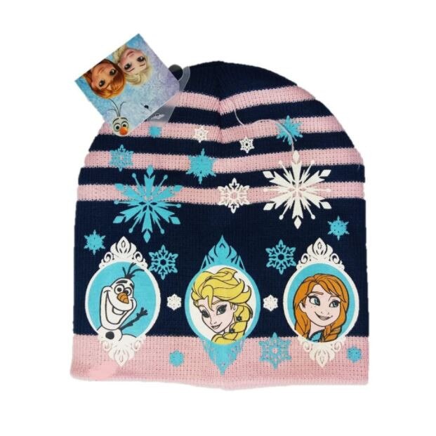 Caciula tricotata Frozen fulgi de nea 6347, Bleumarin