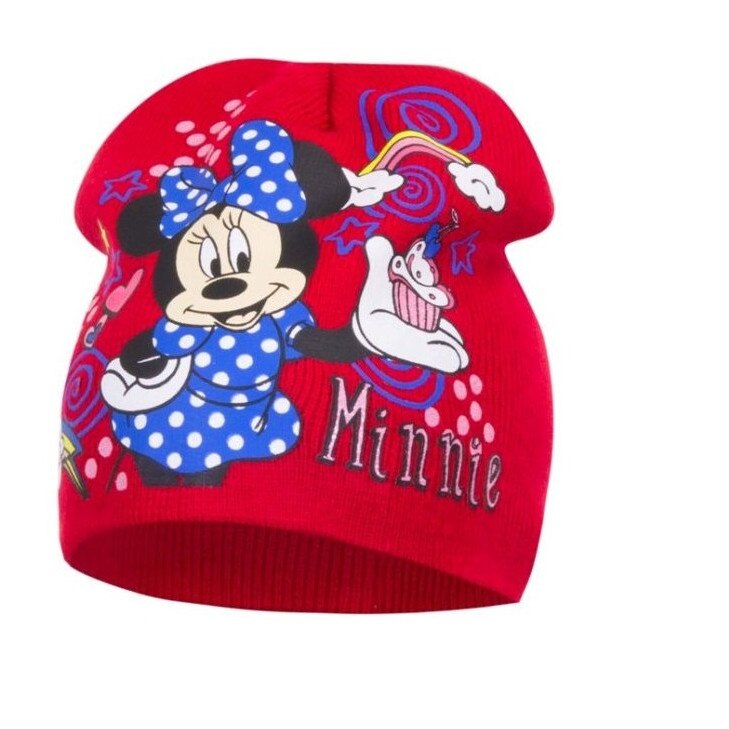 Caciula Minnie Mouse cupcake 6400, Rosu