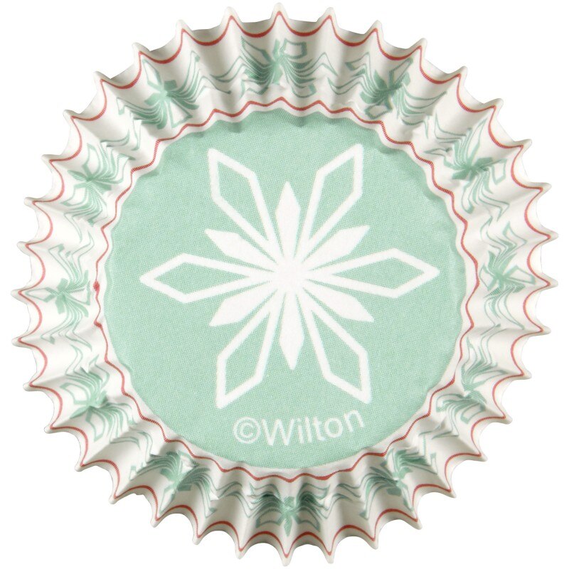 Hartii pentru briose cu fulgi de nea, Wilton, 100 bucati