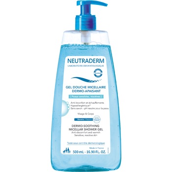 Gel de dus micelar dermo-calmant Neutraderm, 500 ml Gel de dus micelar dermo-calmant Neutraderm, 500 ml