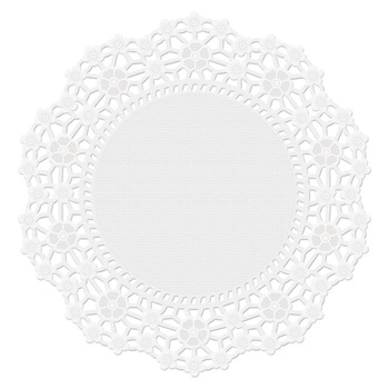 Set dantela din hartie pentru prajituri, Wilton, 10 bucati Set dantela din hartie pentru prajituri, Wilton, 10 bucati