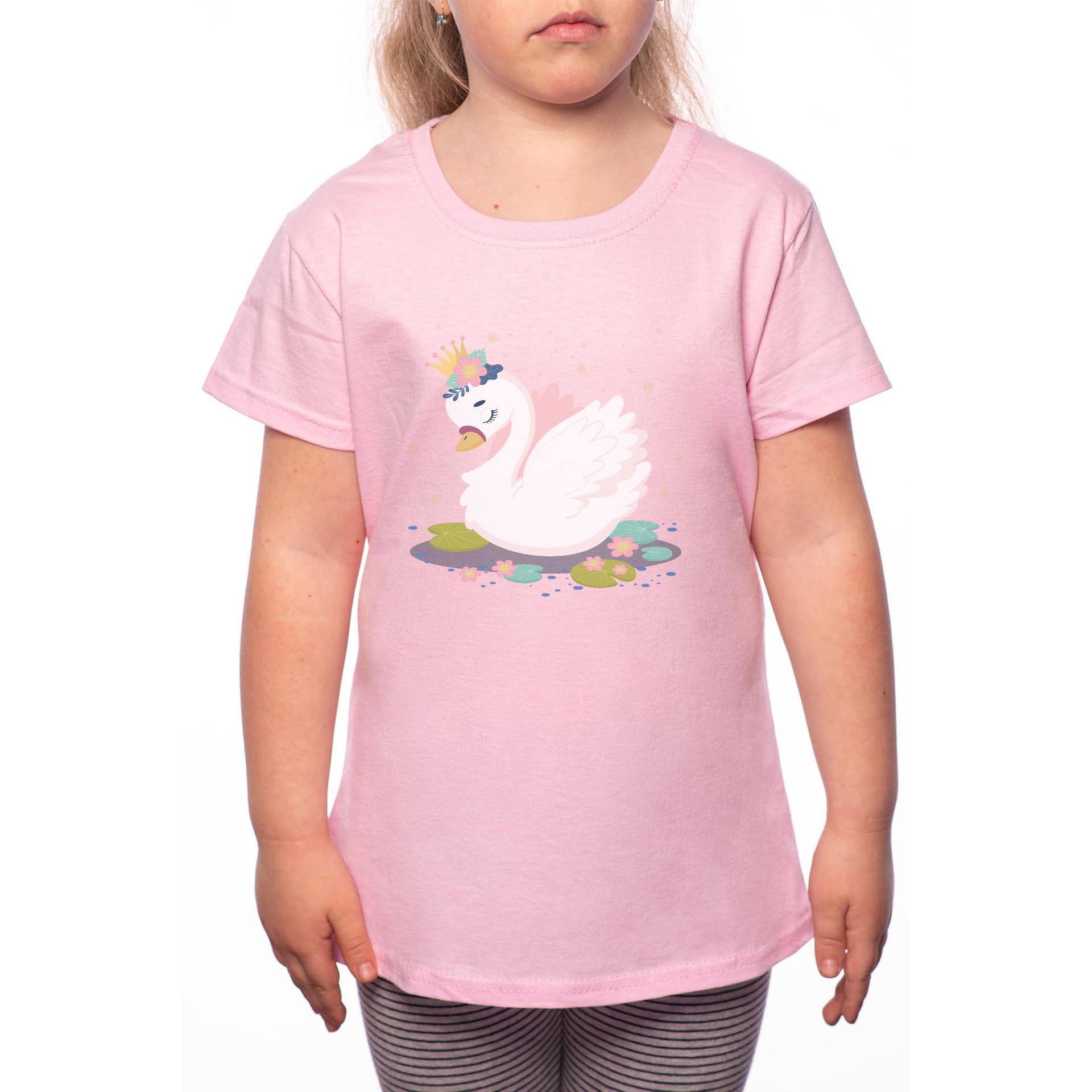 Tricou Fetita, Little Princess, 100% Bumbac, Roz, P78