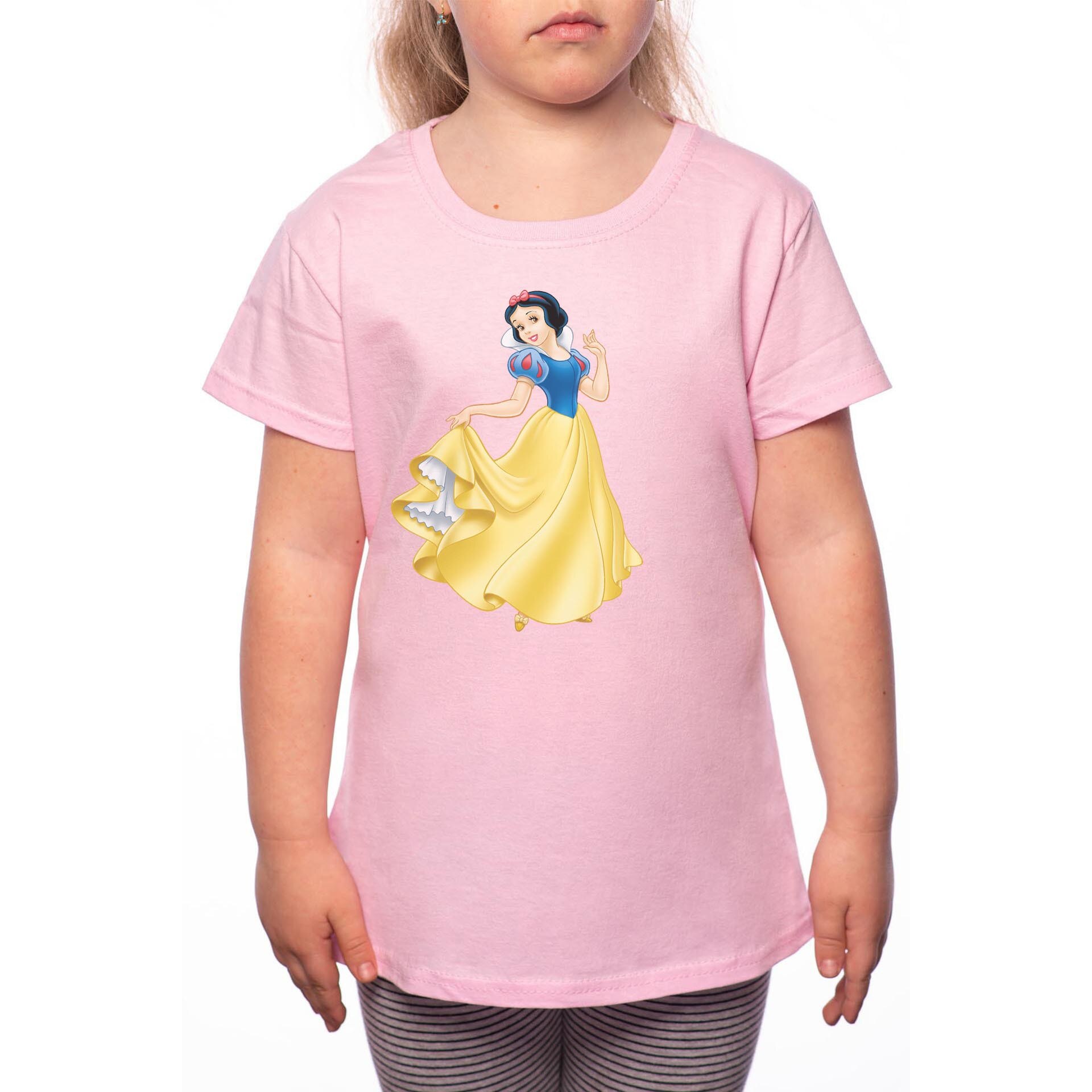 Tricou Fetita, Princess, 100% Bumbac, Roz, P92