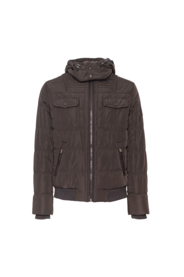 Geaca din poliester Trussardi, Maro inchis, 50 EU