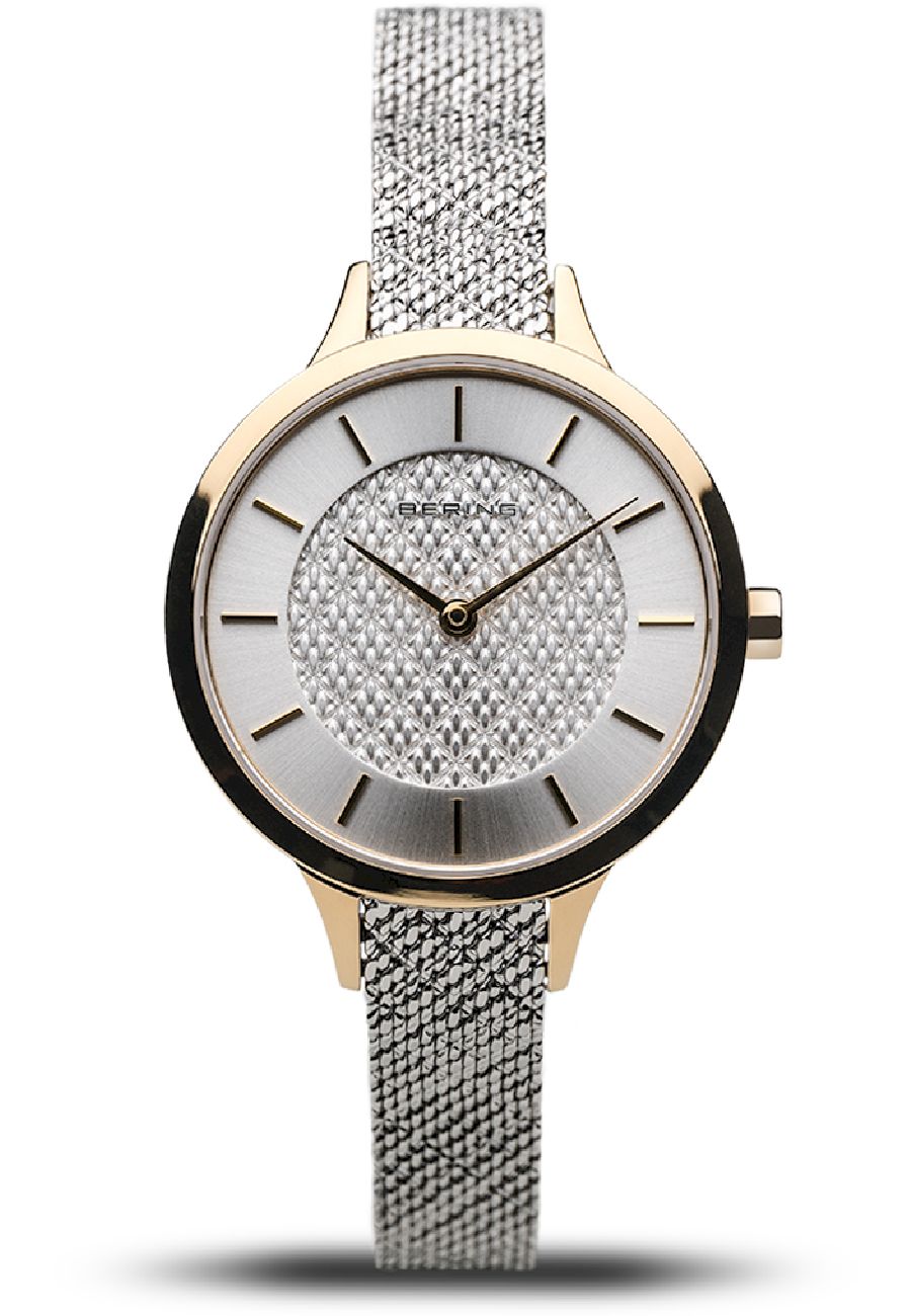 Ceas dama Bering 17831-010, Otel inoxidabil, Analog, Argintiu