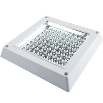 Plafoniera aplicata LED Ecoplanet, patrata 265x265mm, 12W, 960LM, lumina calda 3000k, sticla transparenta, alb Plafoniera aplicata LED Ecoplanet, patrata 265x265mm, 12W, 960LM, lumina calda 3000k, sticla transparenta, alb