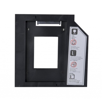 Adaptor HDD/SSD EVOLVEO DF127 - pentru unitati optice de tipul 9.5 mm Adaptor HDD/SSD EVOLVEO DF127 - pentru unitati optice de tipul 9.5 mm