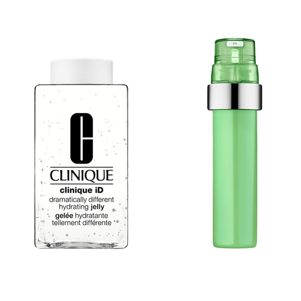 Set Clinique ID Irritation, Gel pentru ten gras 115 ml + Concentrat pentru netezirea pielii 10 ml