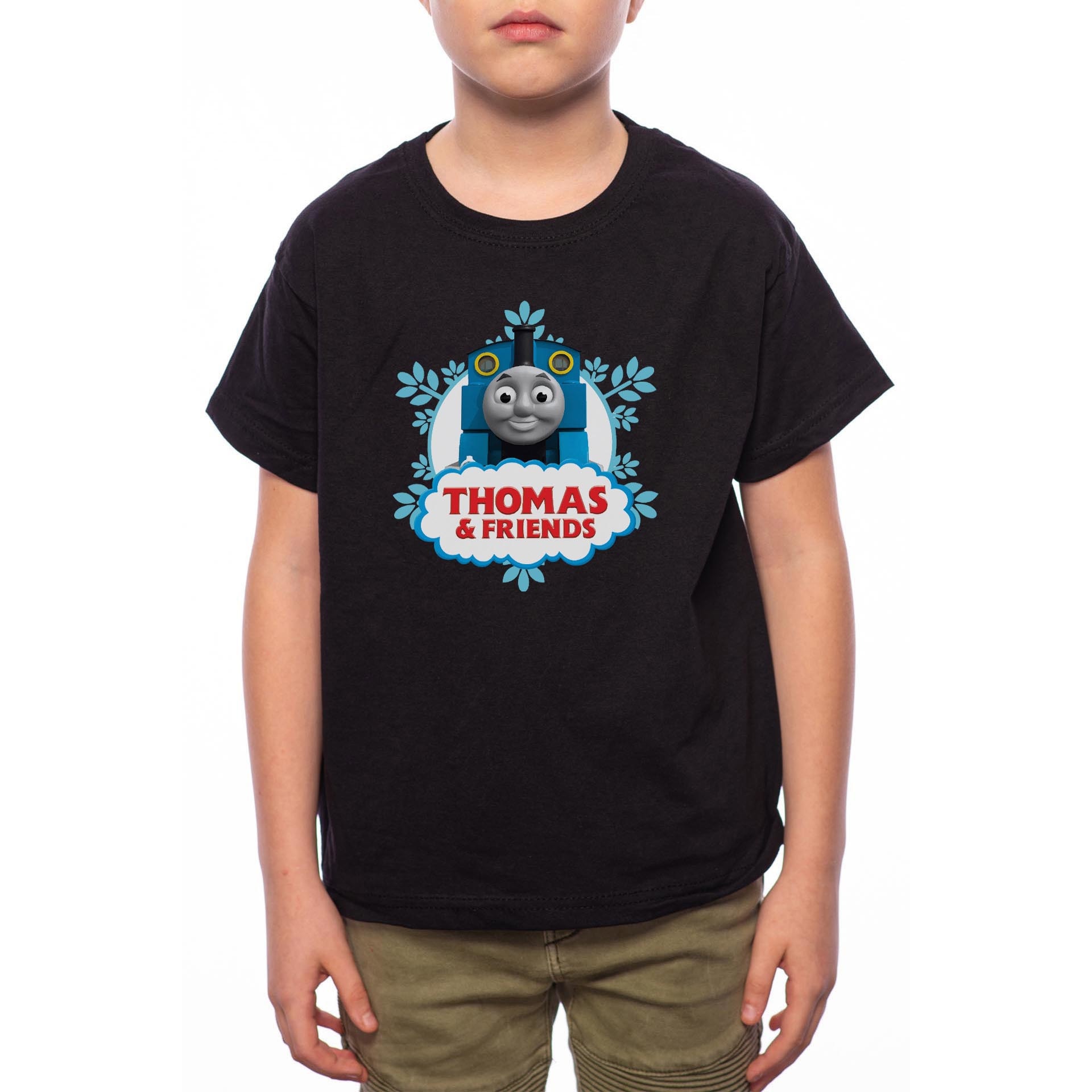 Tricou Baiat, Thomas And Freinds, 100% Bumbac, Negru, B56