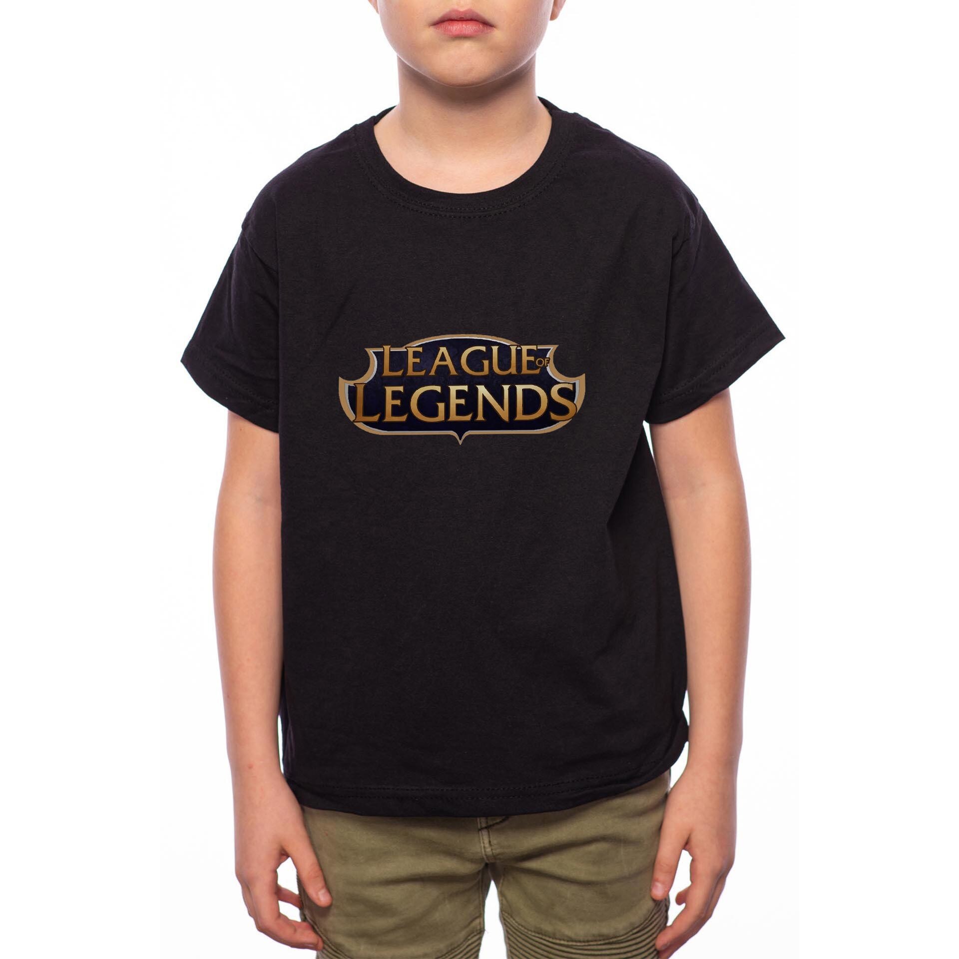 Tricou Baiat, League Legends, 100% Bumbac, Negru, B55