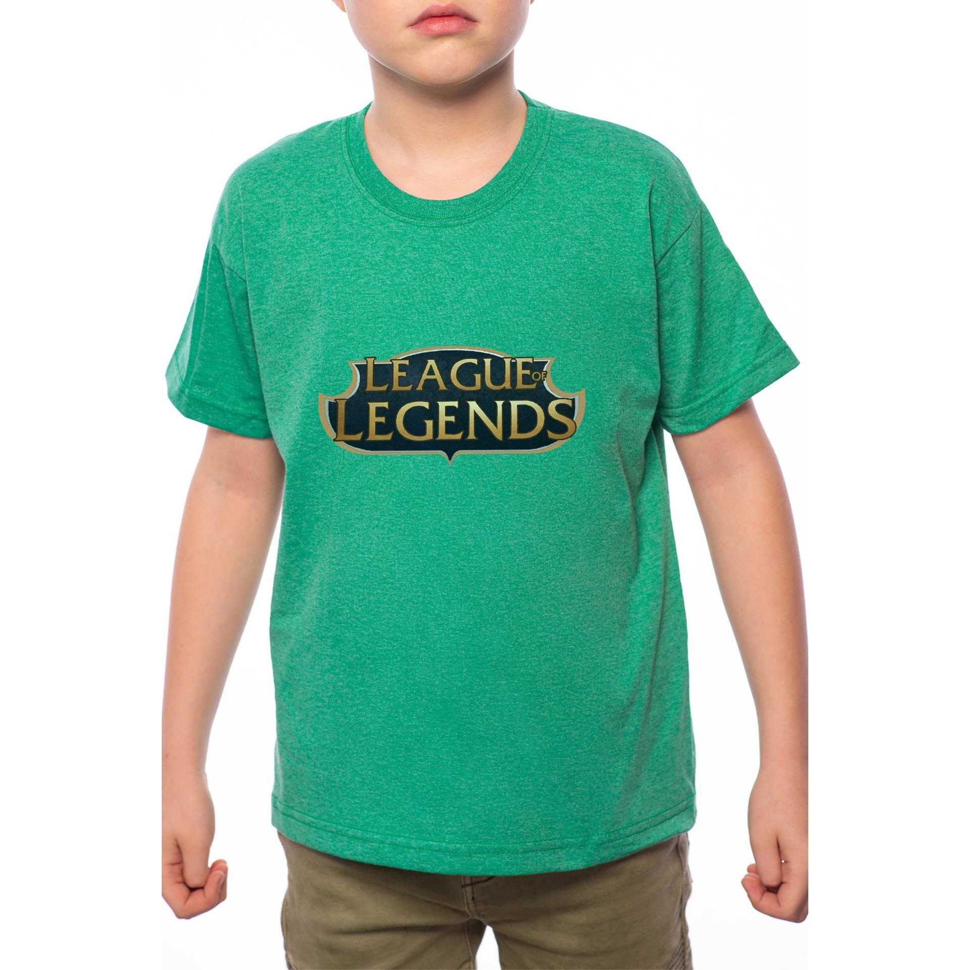 Tricou Baiat, League Legends, 100% Bumbac, Verde, G55