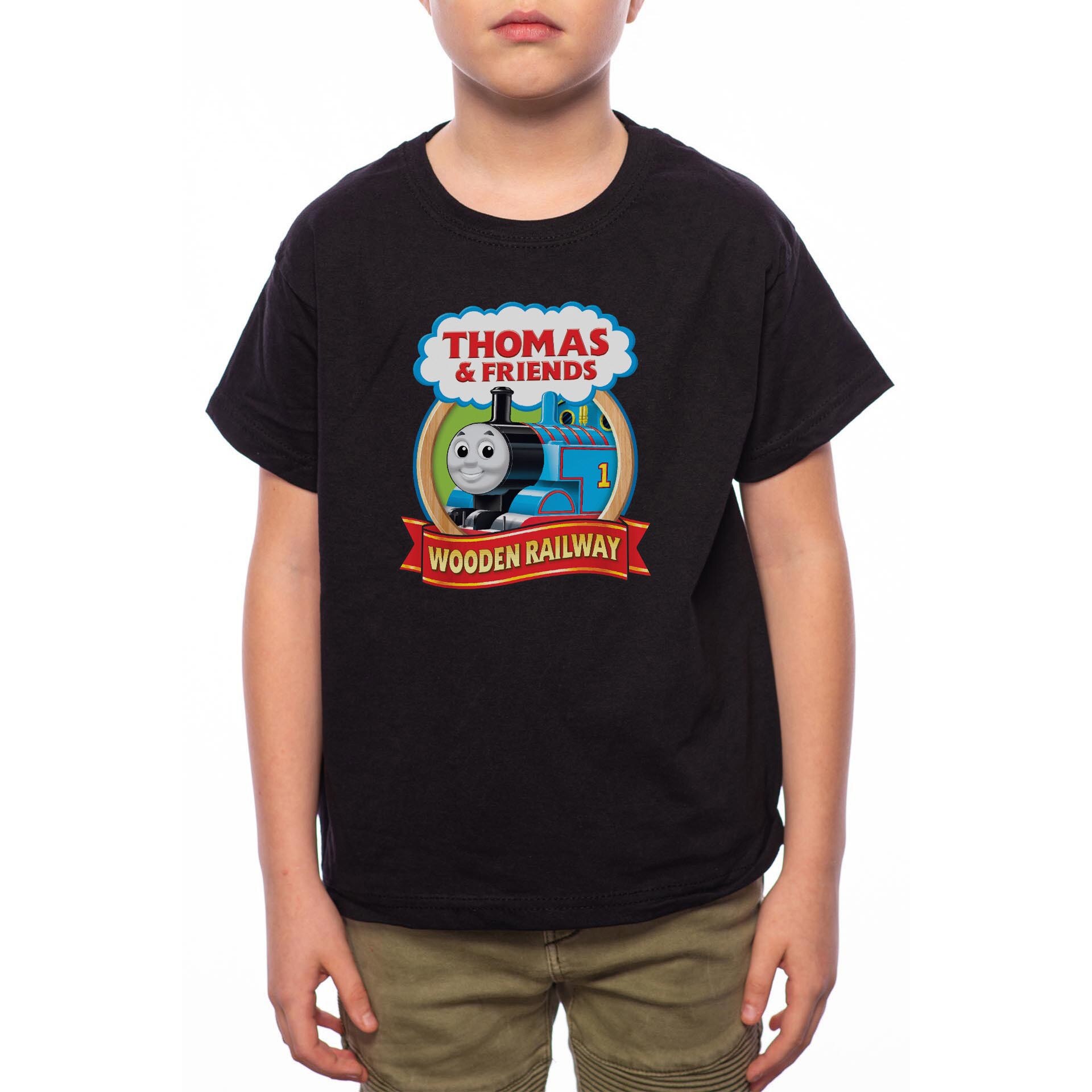 Tricou Baiat, Thomas And Friends, 100% Bumbac, Negru, B57