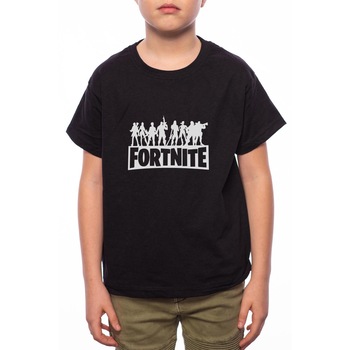 Tricou Baiat, Fortnite, 100% Bumbac, Negru, B52 Tricou Baiat, Fortnite, 100% Bumbac, Negru, B52
