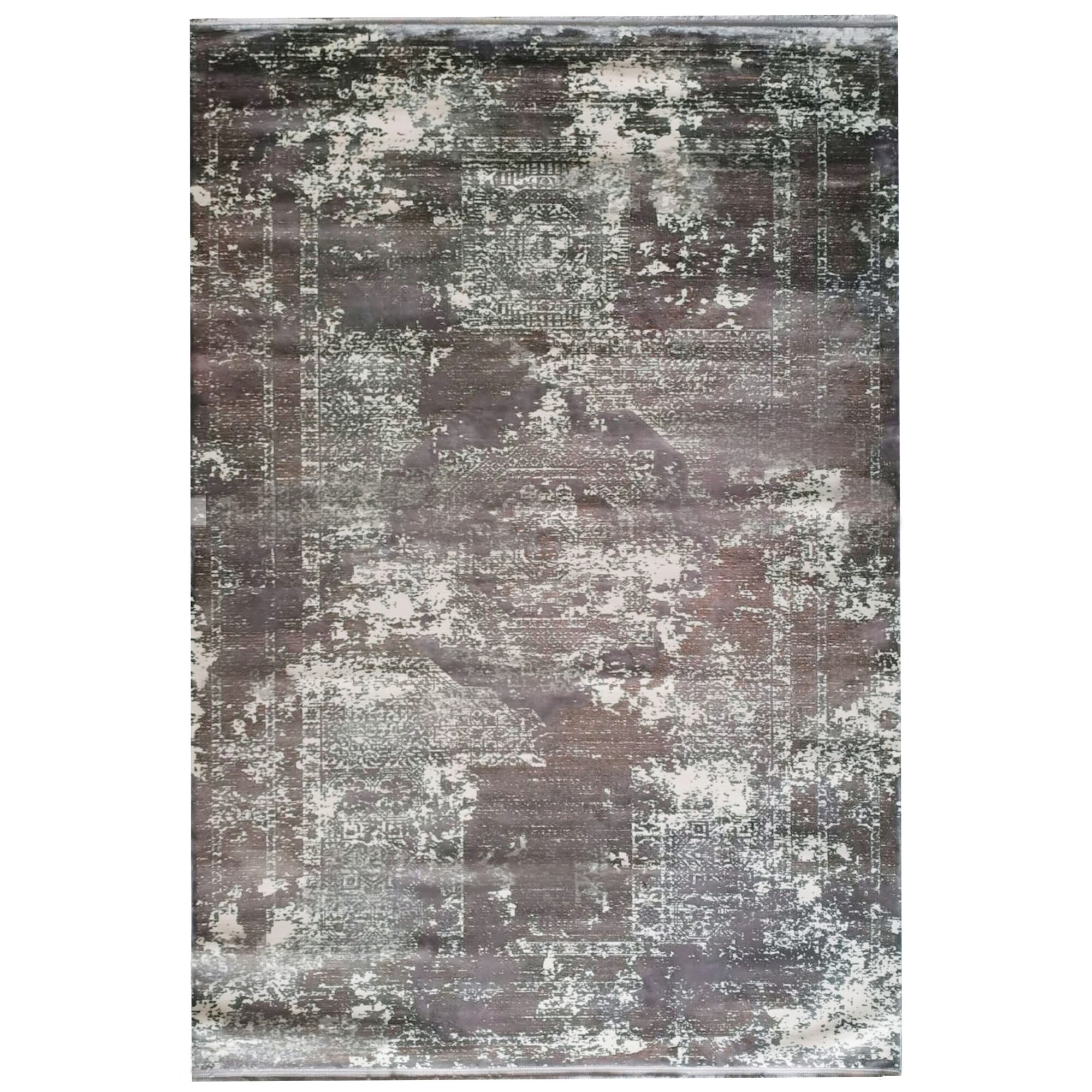 Covor Karacahan Black_More BM28E, 160x230 cm, 6 mm inaltime fir, Culori intense si placute