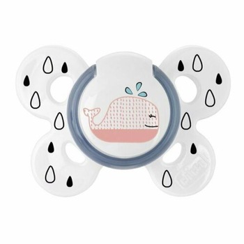 Suzeta ortodontica din silicon 6-16 luni Chicco Back & White 137787R, Alb 6-16 luni Suzeta ortodontica din silicon 6-16 luni Chicco Back & White 137787R, Alb 6-16 luni