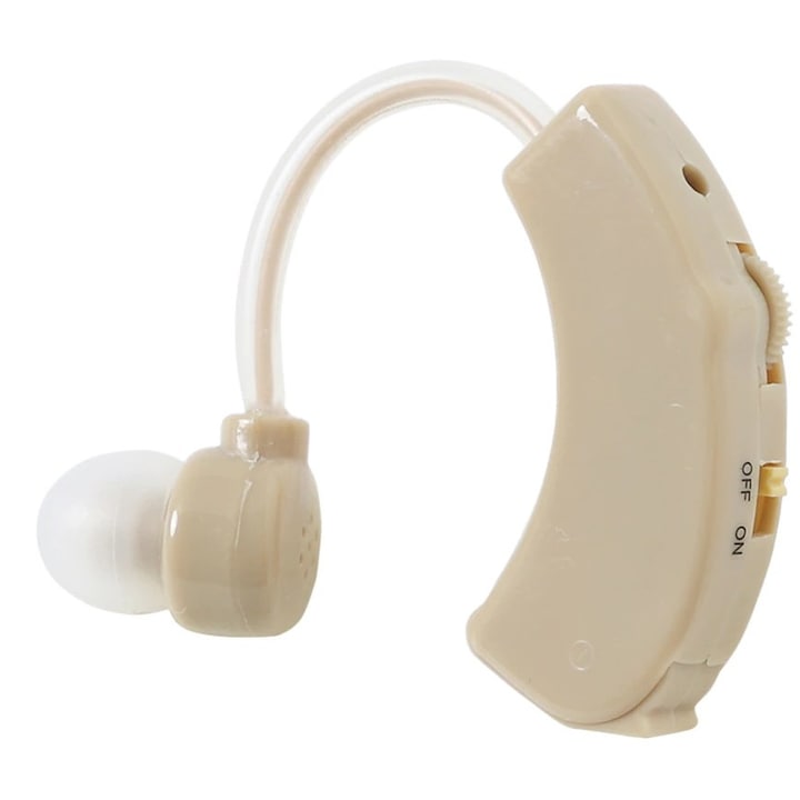 FOXMAG24 Cyber Sonic hallókészülék, vezeték nélküli, elemekkel, súlyos halláskárosodáshoz, 40 dB, 6 hangerőfok