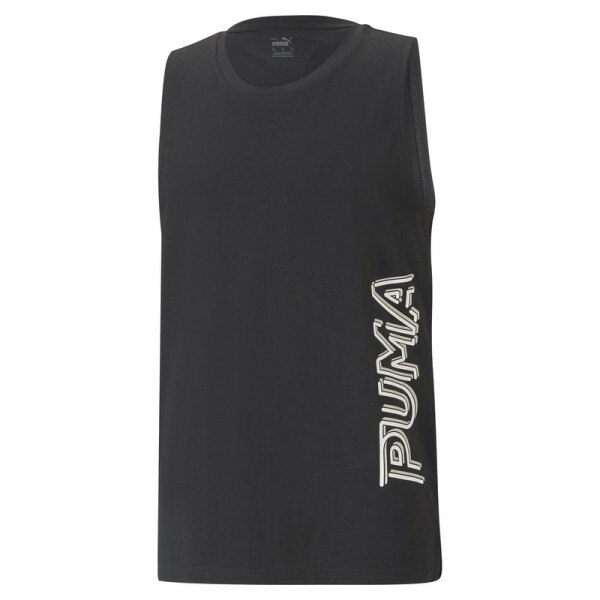 Maiou Puma modern sports tank top, XS INTL, Negru