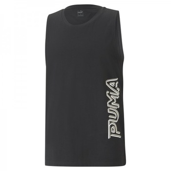 Maiou Puma modern sports tank top, XS INTL, Negru Maiou Puma modern sports tank top, XS INTL, Negru