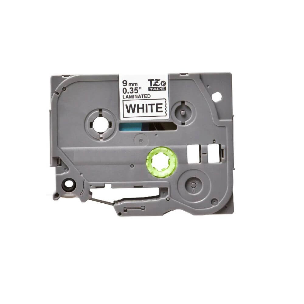 Ribon i-Aicon Brother P-Touch TZE221, Negru pe Banda Alba, 9mm x 8m