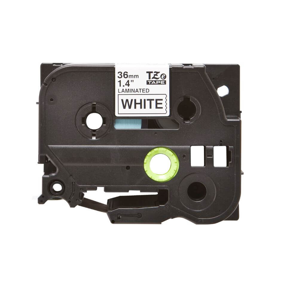 Ribon i-Aicon Brother P-Touch TZE261, Negru pe Banda Alba, 36mm x 8m