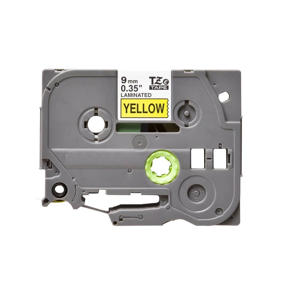 Ribon i-Aicon Brother P-Touch TZE621, Negru pe Banda Galbena, 9mm x 8m