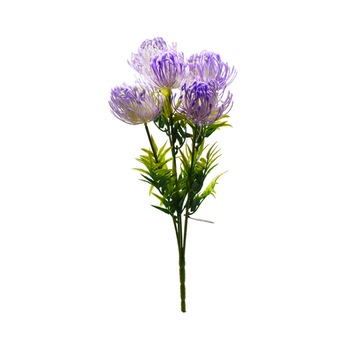 Floare artificiala cu 5 flori, Naimeed D3077, culoare Mov, 50 x 13 cm Floare artificiala cu 5 flori, Naimeed D3077, culoare Mov, 50 x 13 cm