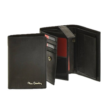 Pierre Cardin - luxus valódi bőr uniszex pénztárca, 13x9,5x3 - RFID