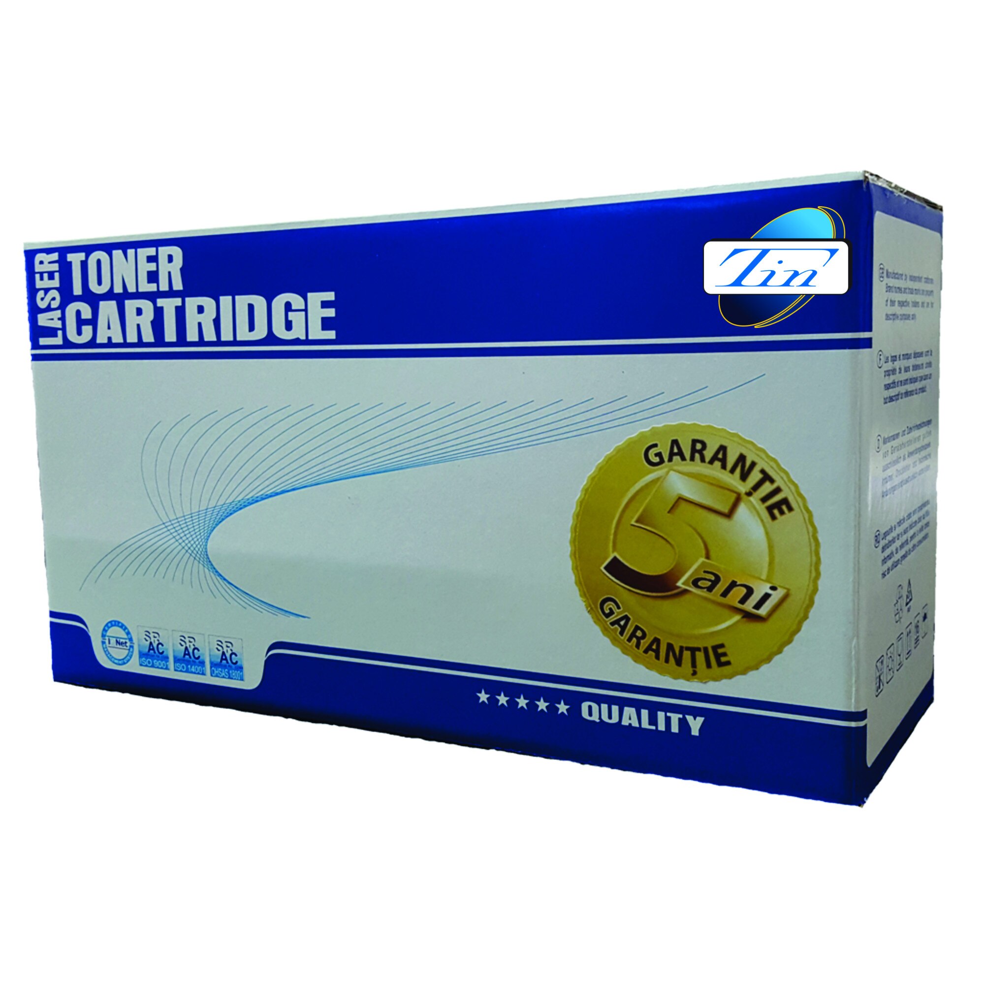 Cartus toner (laser), marca TIN, model compatibil cu HP CF237X / HP 37X, negru, 25000 pagini