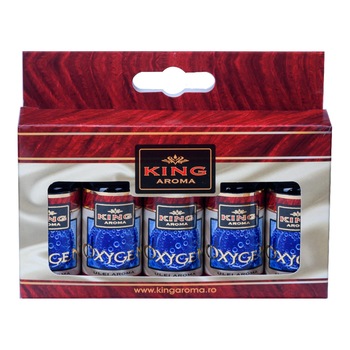 Pachet 5 uleiuri aromaterapie Oxygen, Kingaroma, 10 ml Pachet 5 uleiuri aromaterapie Oxygen, Kingaroma, 10 ml