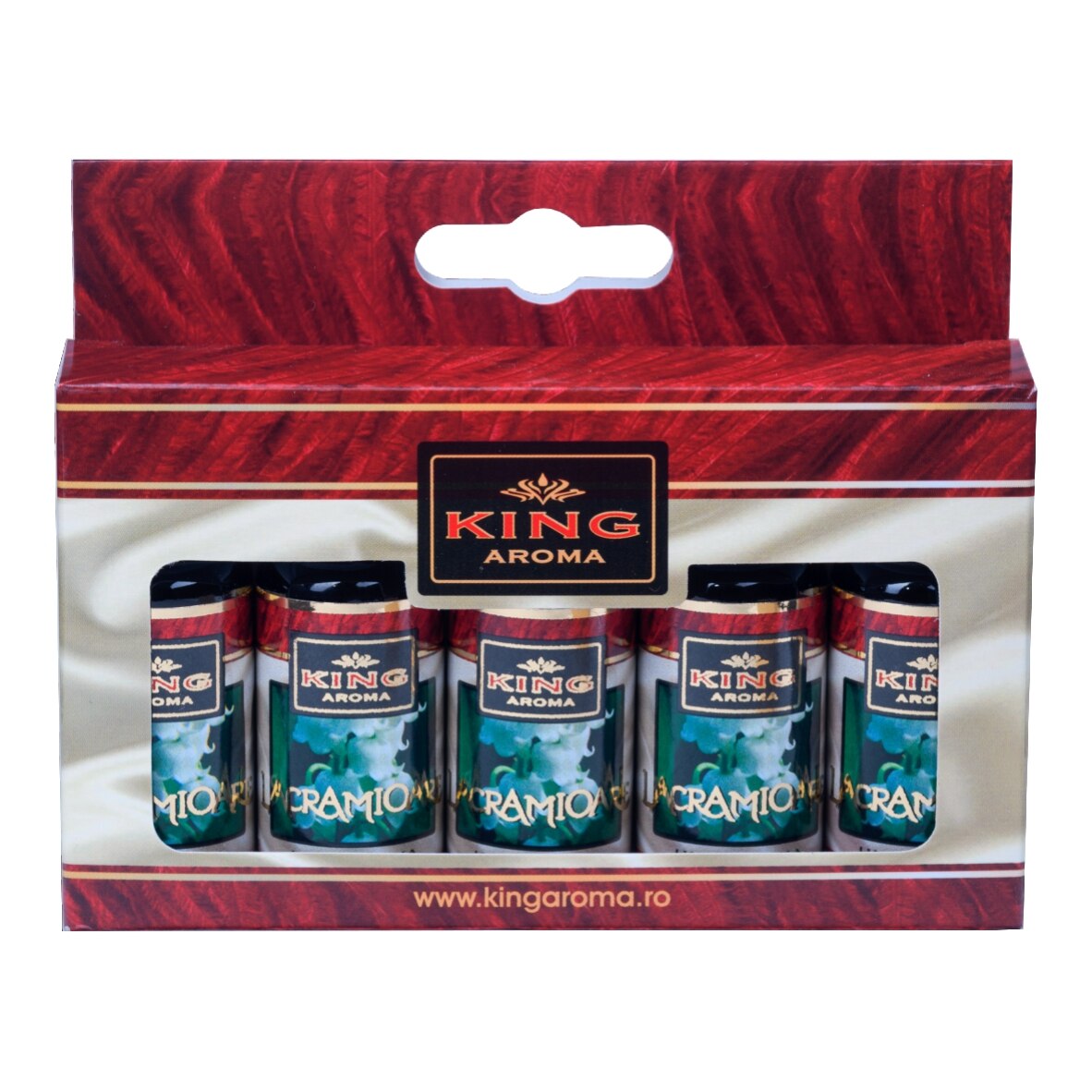 Pachet 5 uleiuri aromaterapie Lacramioare, Kingaroma, 10 ml