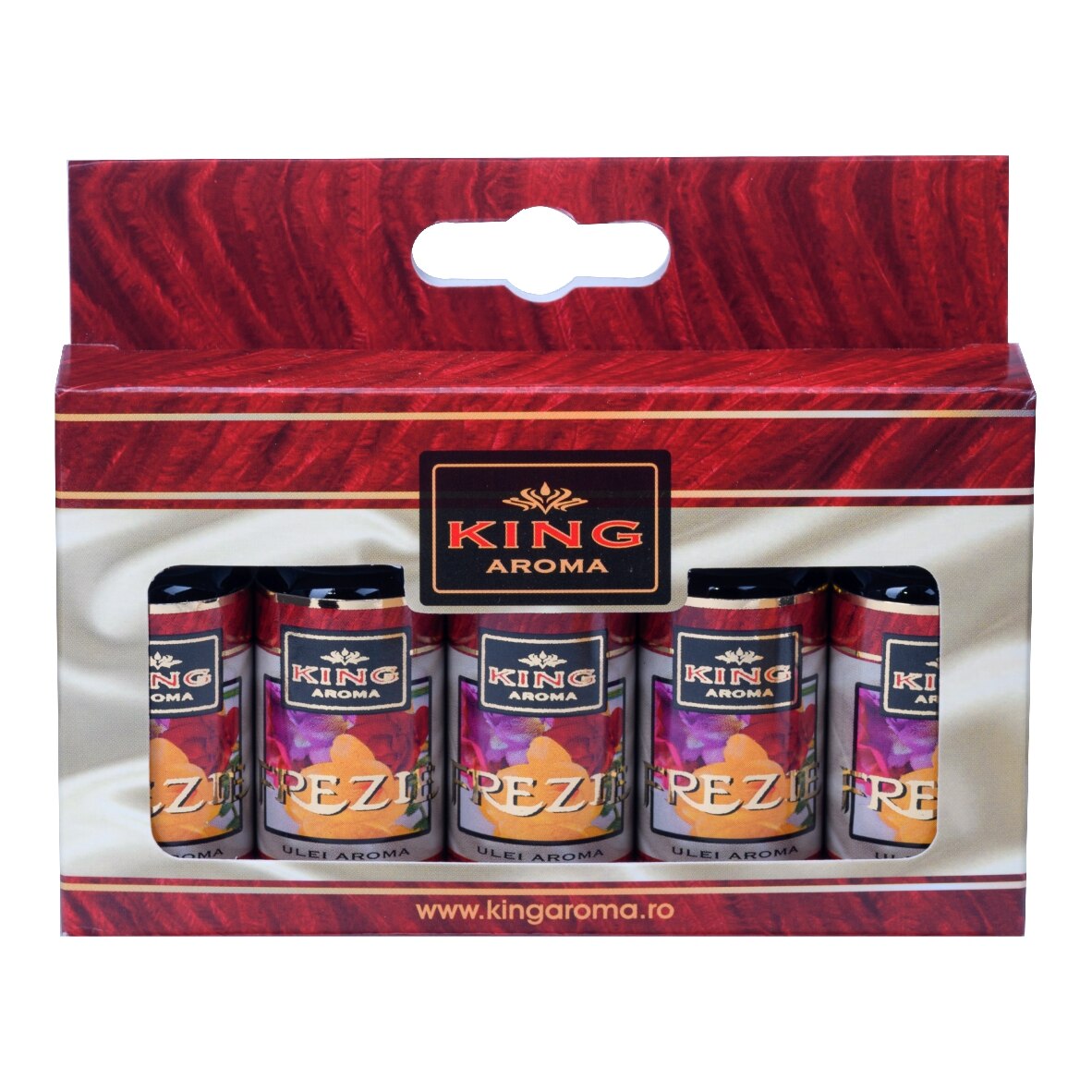Pachet 5 uleiuri aromaterapie Frezie, Kingaroma, 10 ml