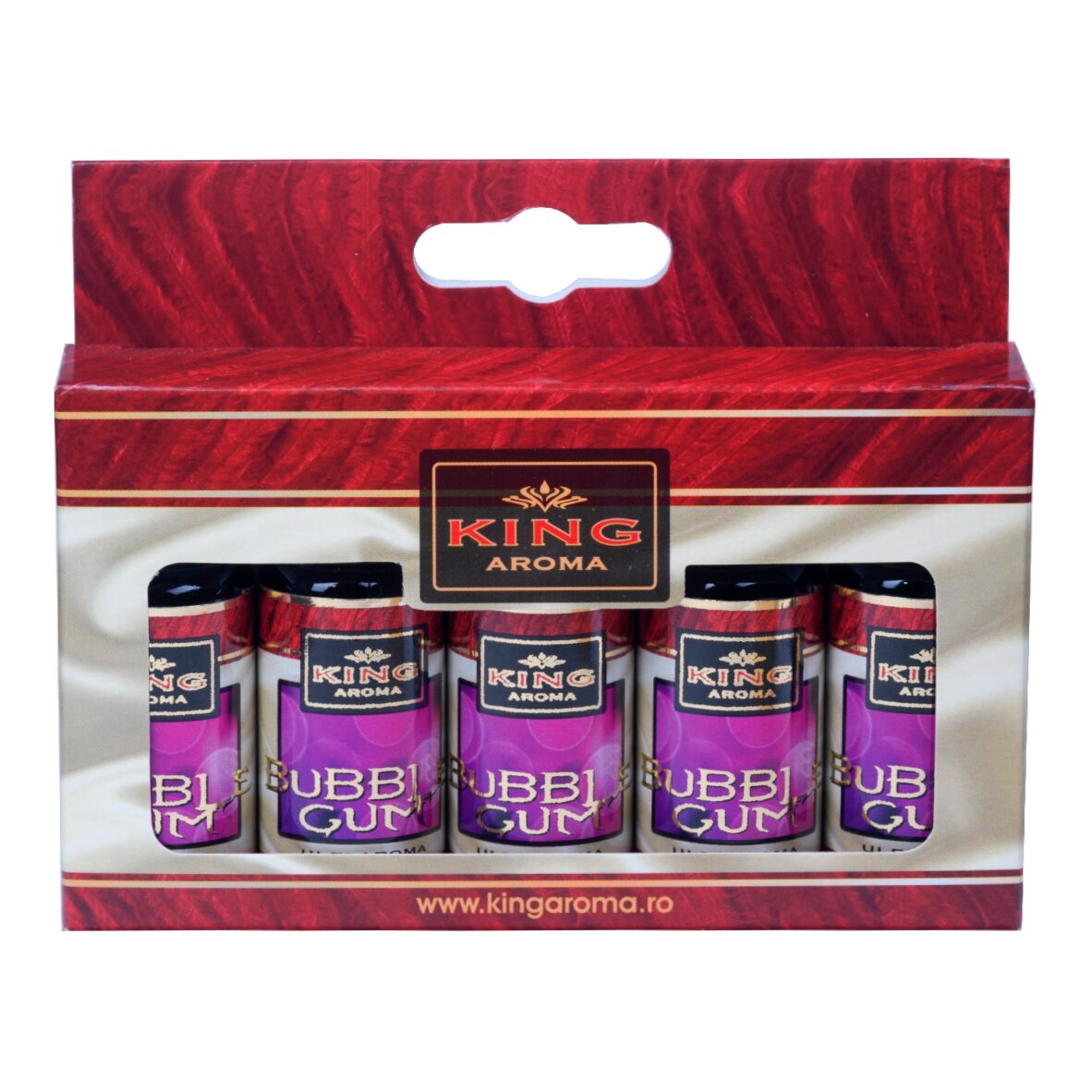 Pachet 5 uleiuri aromaterapie Bubble Gum, Kingaroma, 10 ml