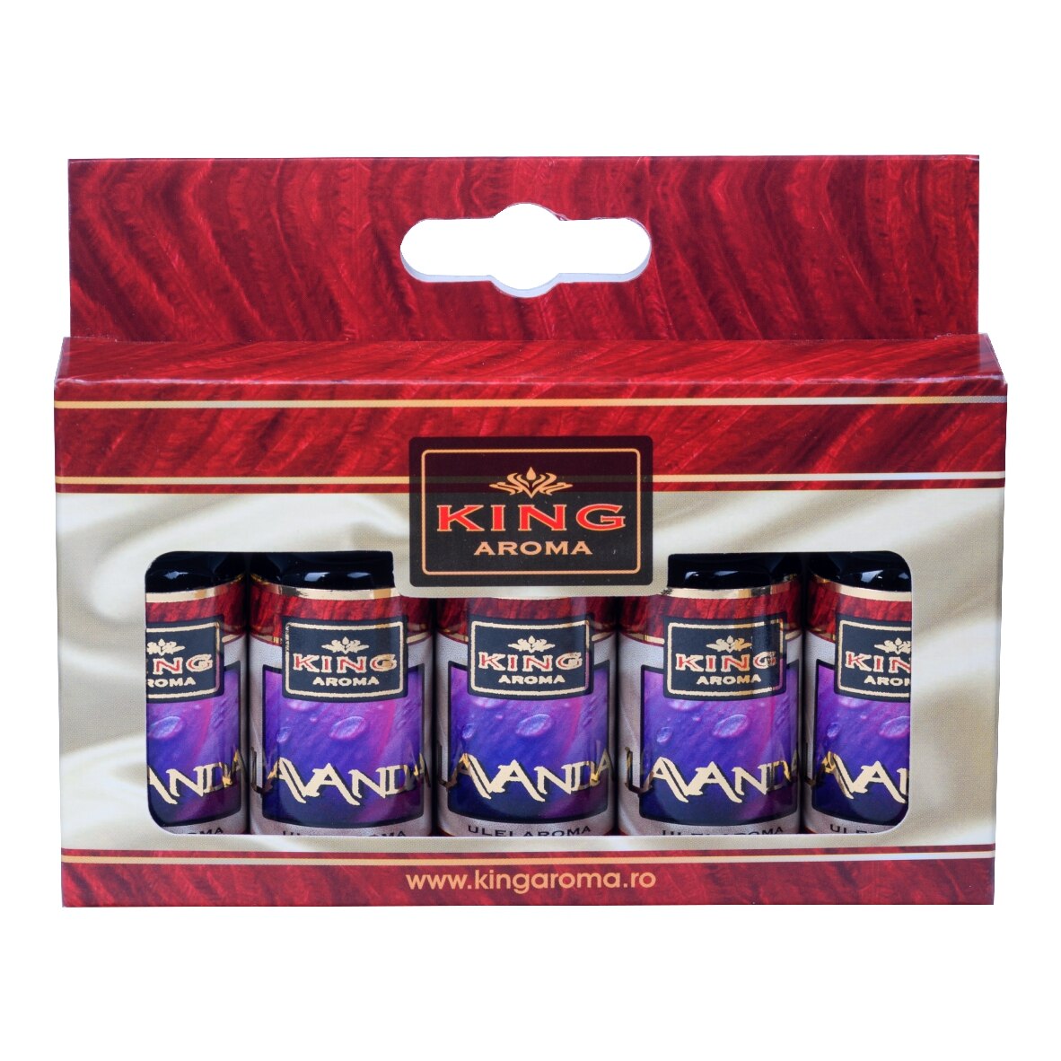 Pachet 5 uleiuri aromaterapie Lavanda, Kingaroma, 10 ml