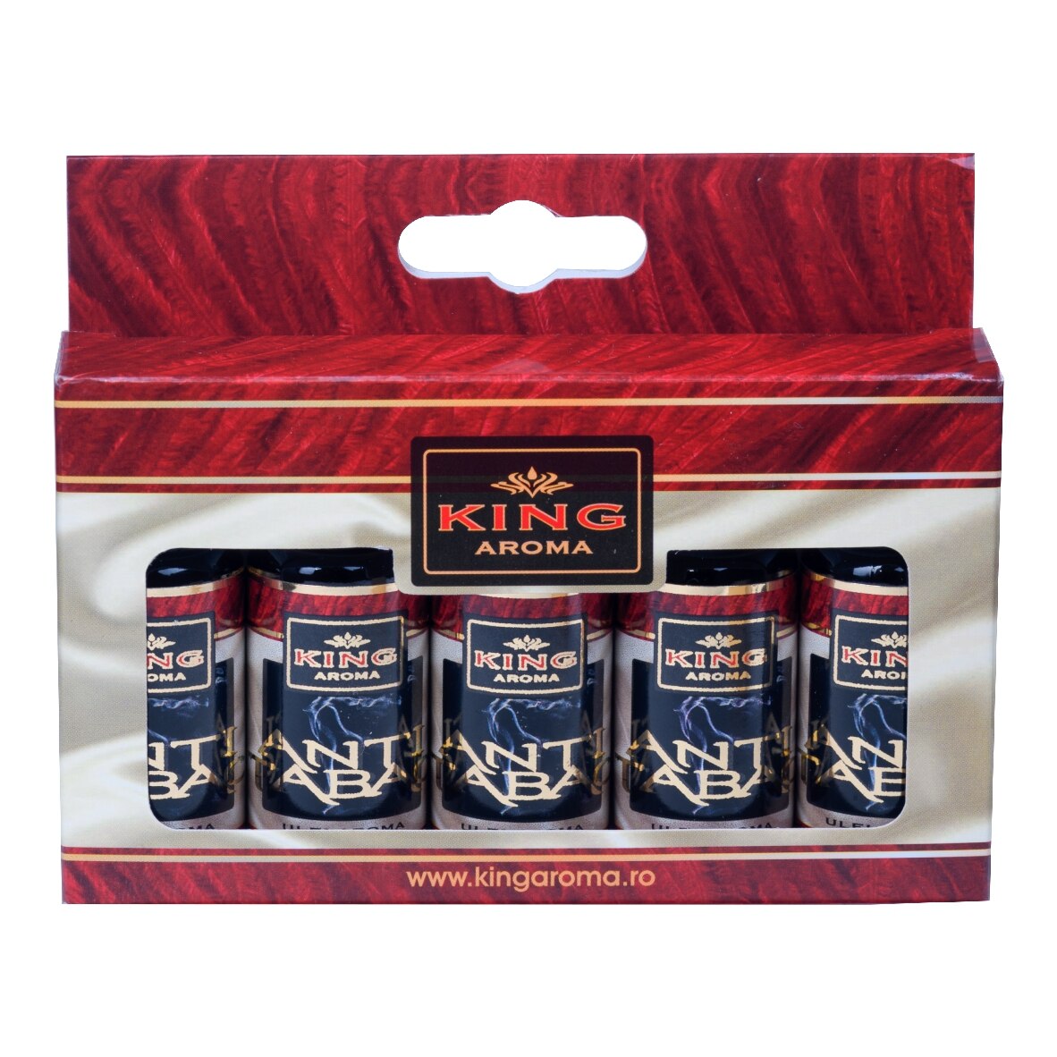 Pachet 5 uleiuri aromaterapie Antitabac, Kingaroma, 10 ml