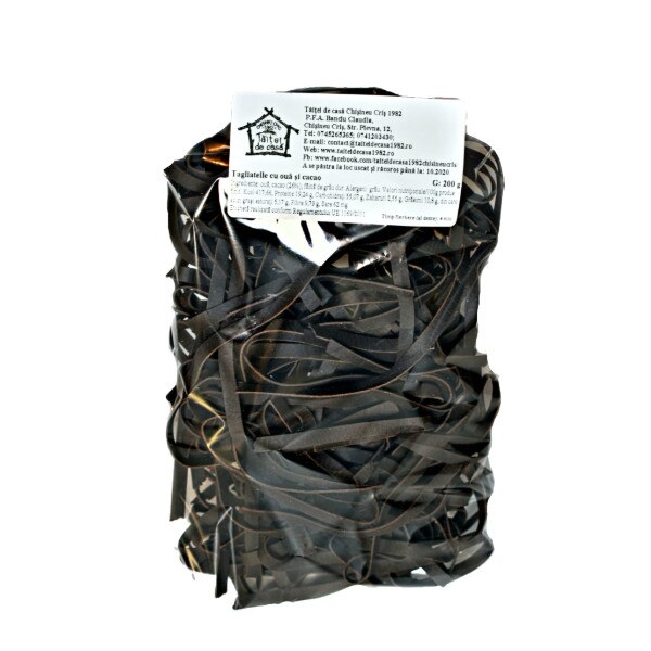 Tagliatelle cu oua si cacao olandeza, 200g