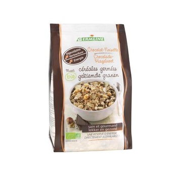 Musli din Cereale Germinate Ciocolata Alune Bio Germline 350gr Musli din Cereale Germinate Ciocolata Alune Bio Germline 350gr