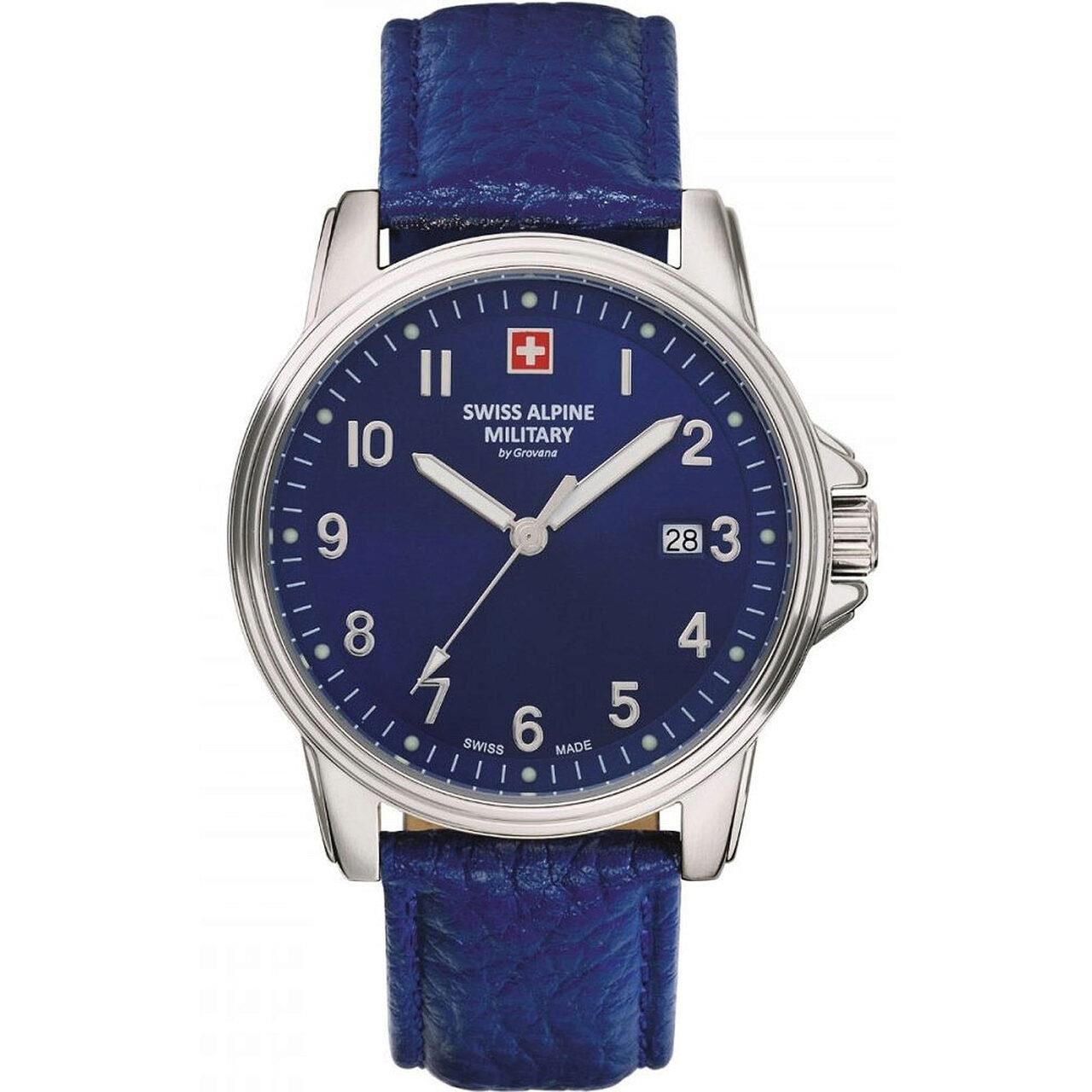 Ceas barbatesc Swiss Military 7011.1535, Quartz, 40mm, 10ATM, Argintiu