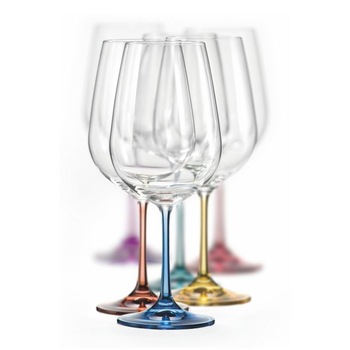 Set 6 pahare Bohemia,Spectrum pentru vin rosu 350ml Set 6 pahare Bohemia,Spectrum pentru vin rosu 350ml