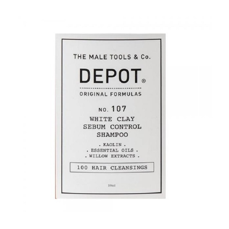 Sampon Depot 100 Hair Cleaning No.107 White Clay Sebum Control, 10ml