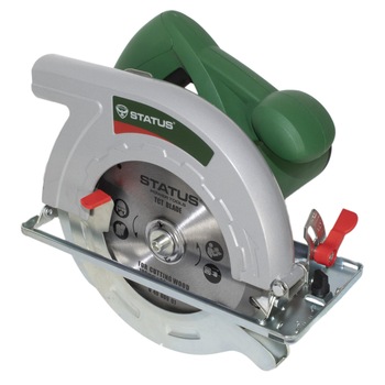 Fierastrau circular de mana Status CP190C, 1400 W, Disc 190 mm, 5000 RPM, Adancime taiere 65mm Fierastrau circular de mana Status CP190C, 1400 W, Disc 190 mm, 5000 RPM, Adancime taiere 65mm