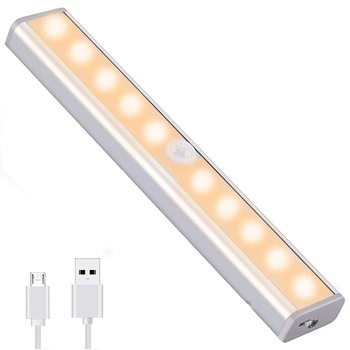 Lampa LED Kosiil, Senzor de miscare, cu banda magnetica, Alb Lampa LED Kosiil, Senzor de miscare, cu banda magnetica, Alb