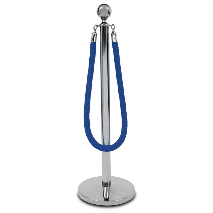 Stalp delimitare,160 cm, Albastru/Argintiu