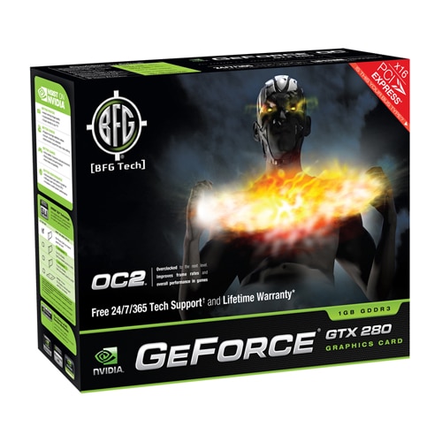 Placa video BFG Nvidia GeForce GTX 280 OC2, 1GB GDDR3 512bit, PCI