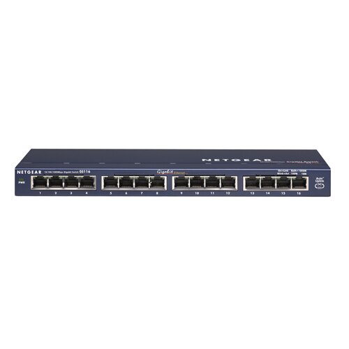 Switch NetGear GS116GE, 16 x RJ45 10/100/1000