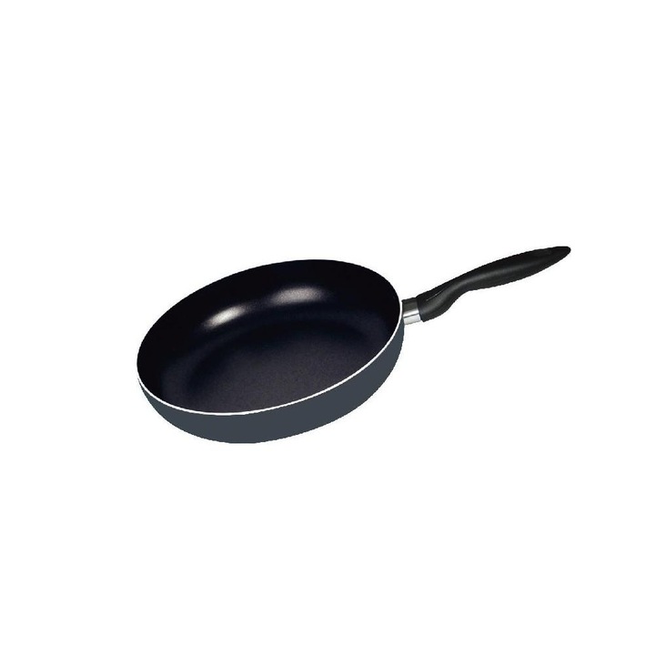 Tigaie SAPIR SP 1319 A22, 22 cm, Argintiu/Negru